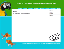 Tablet Screenshot of larsensdyr.dk